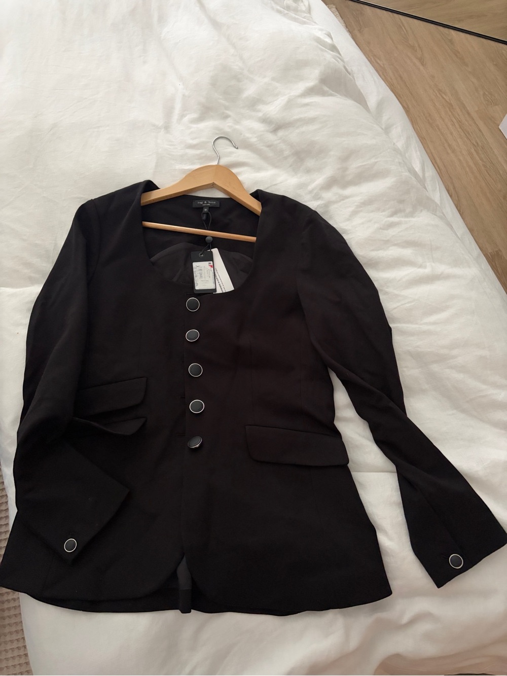 Rag n Bone Black Women's Blazer Jacket